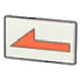 Arrow sign (left)