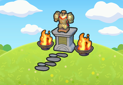 Auspicious knight's shrine