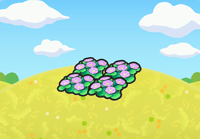 Breezy flower bed