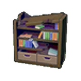 Broken bookcase
