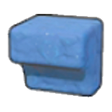 Carved blue rock