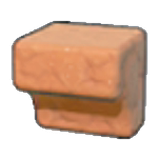 Carved light-brown rock