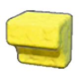 Carved yellow rock