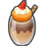 Coffee parfait smoothie