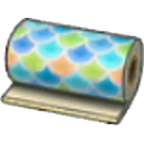 Colorful fish-scale tiling (wallpaper)