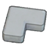 Concrete border (corner)