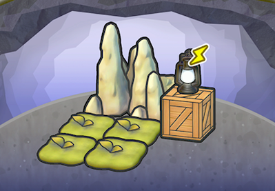Creepy white rocks
