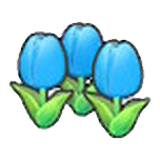 Cute flower (blue)