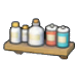 Decorative storage shelf