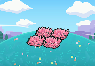 Elevated pink tall grass