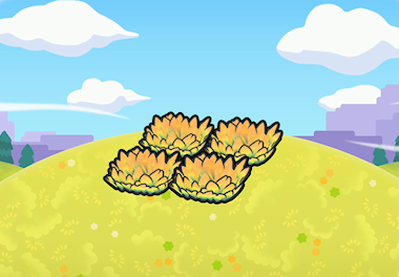 Elevated yellow tall grass