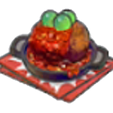 Explosive hamburger steak