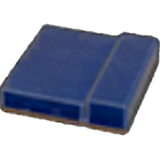 Flat tiled roof