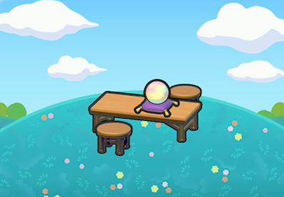 Fortune-teller's table