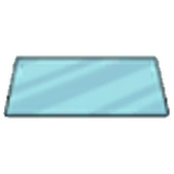 Glass pane (horizontal)