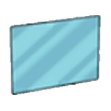 Glass pane (sloped)
