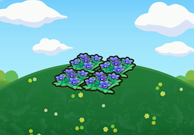 Graceful flower bed