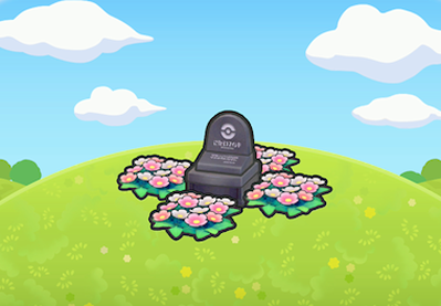 Grave with flowers