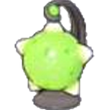 Green meteor lamp