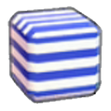 Horizontal-stripe print