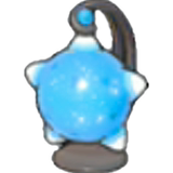 Indigo meteor lamp