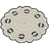 Lace rug