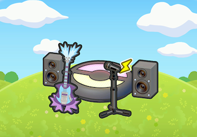 Low-key rock stage