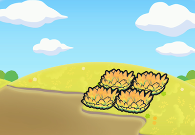 Marshy yellow tall grass