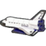 Model space shuttle