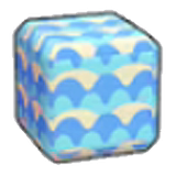 Overlapping waves print