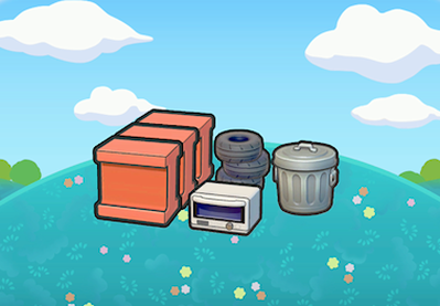 Oversized dumping ground