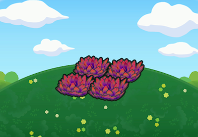 Red tall grass