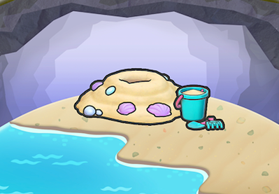 Sandy digging spot