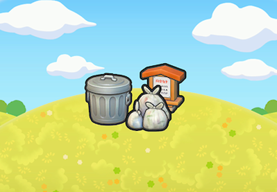 Trash collection site