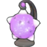 Violet meteor lamp