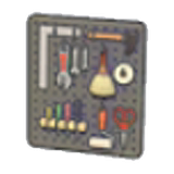 Wall-mounted tools